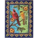 Mexican Talavera Mural Cardenales 1
